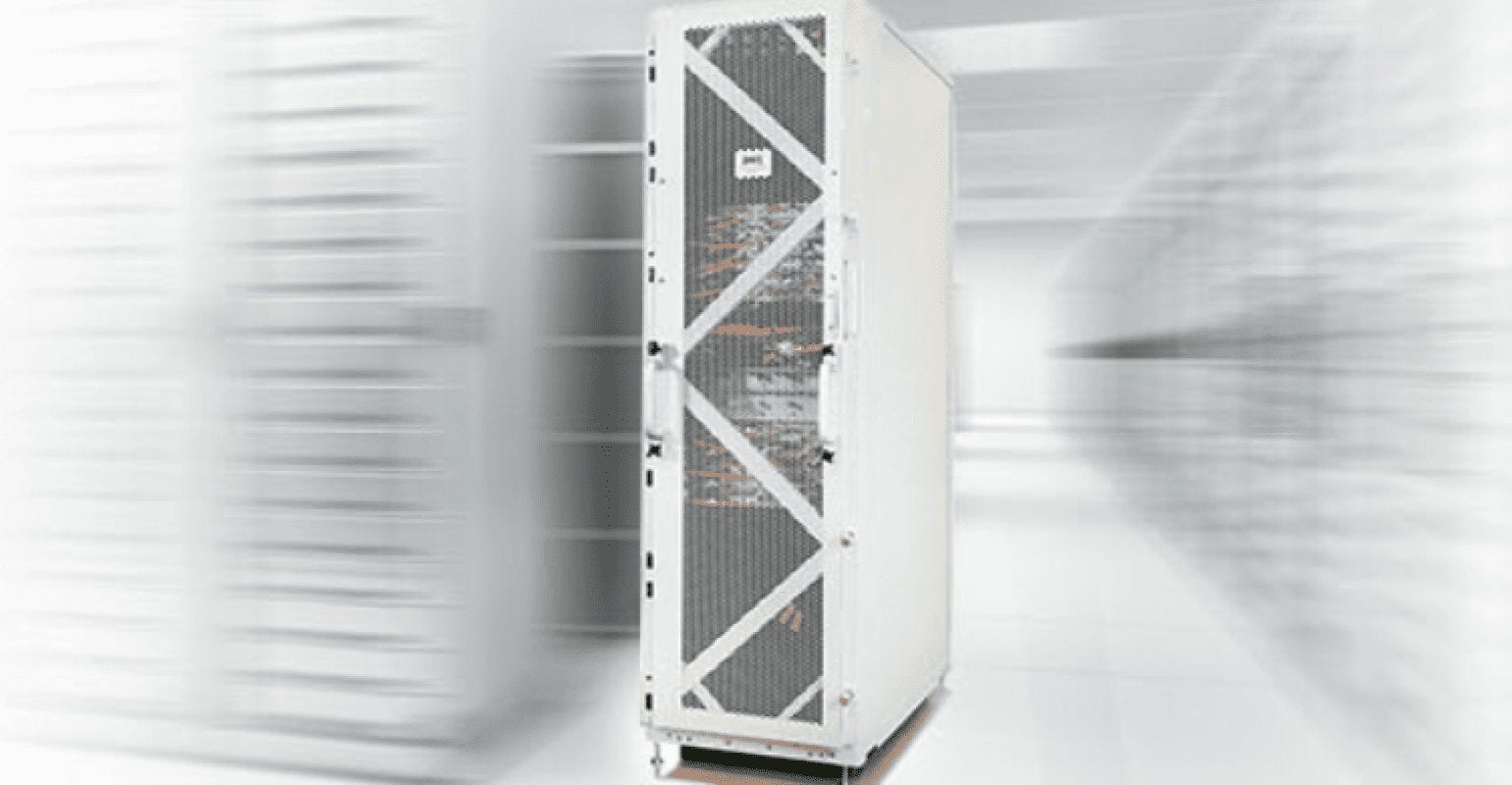 An AWS Outposts cabinet