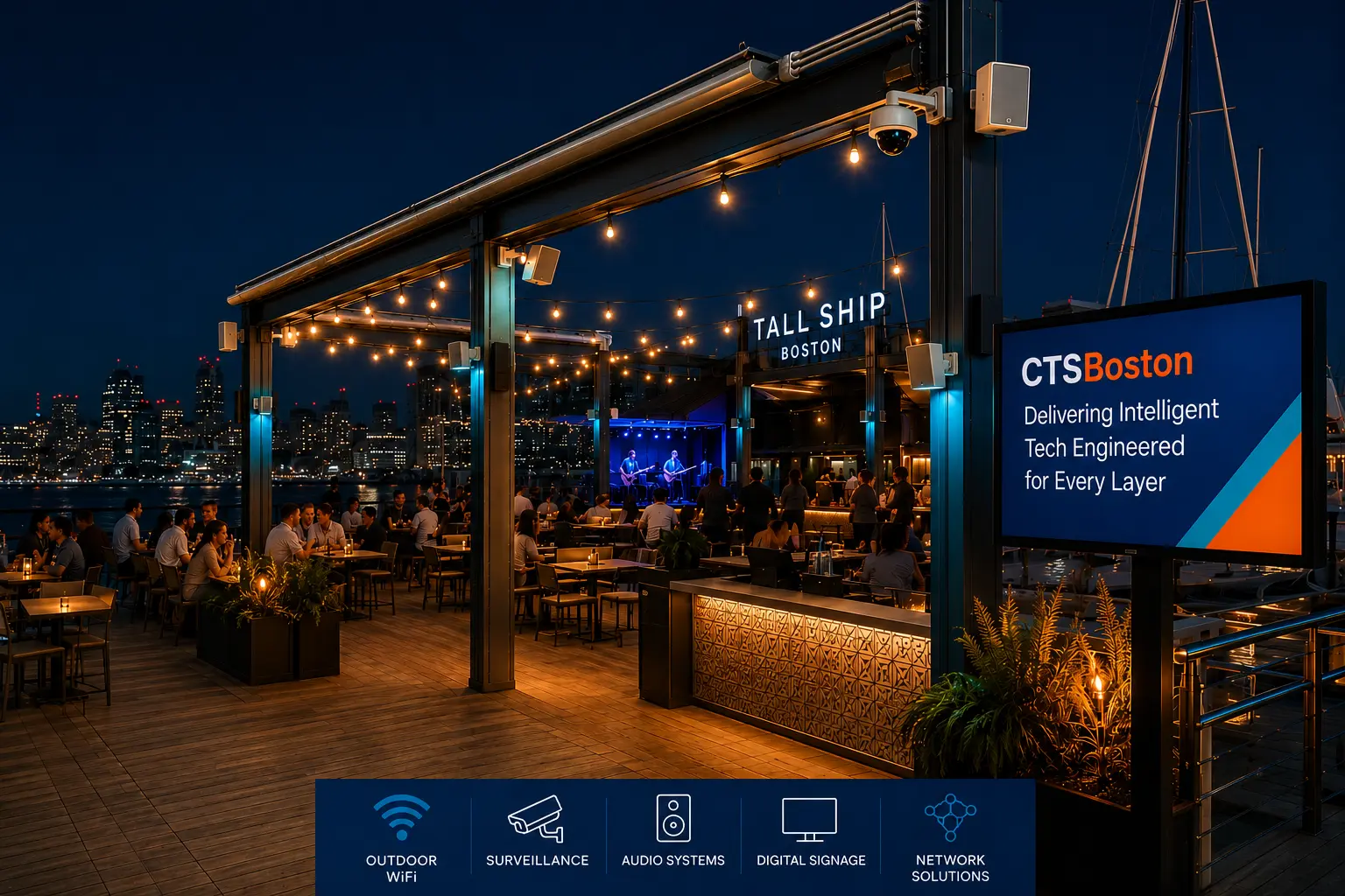 exterior network cabling