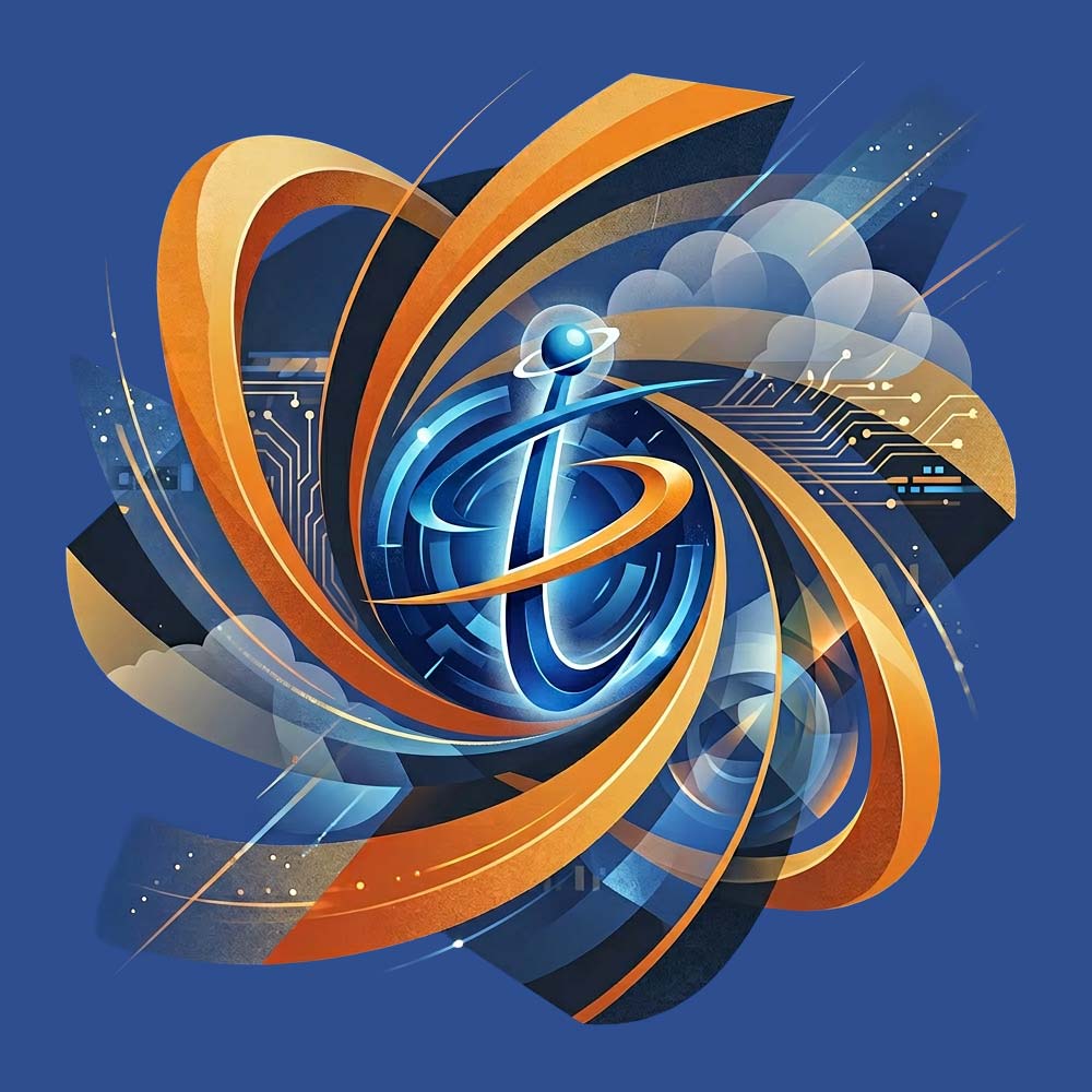 managed av solutions - fanciful graphic showing CTSBoston icon in an abstract design