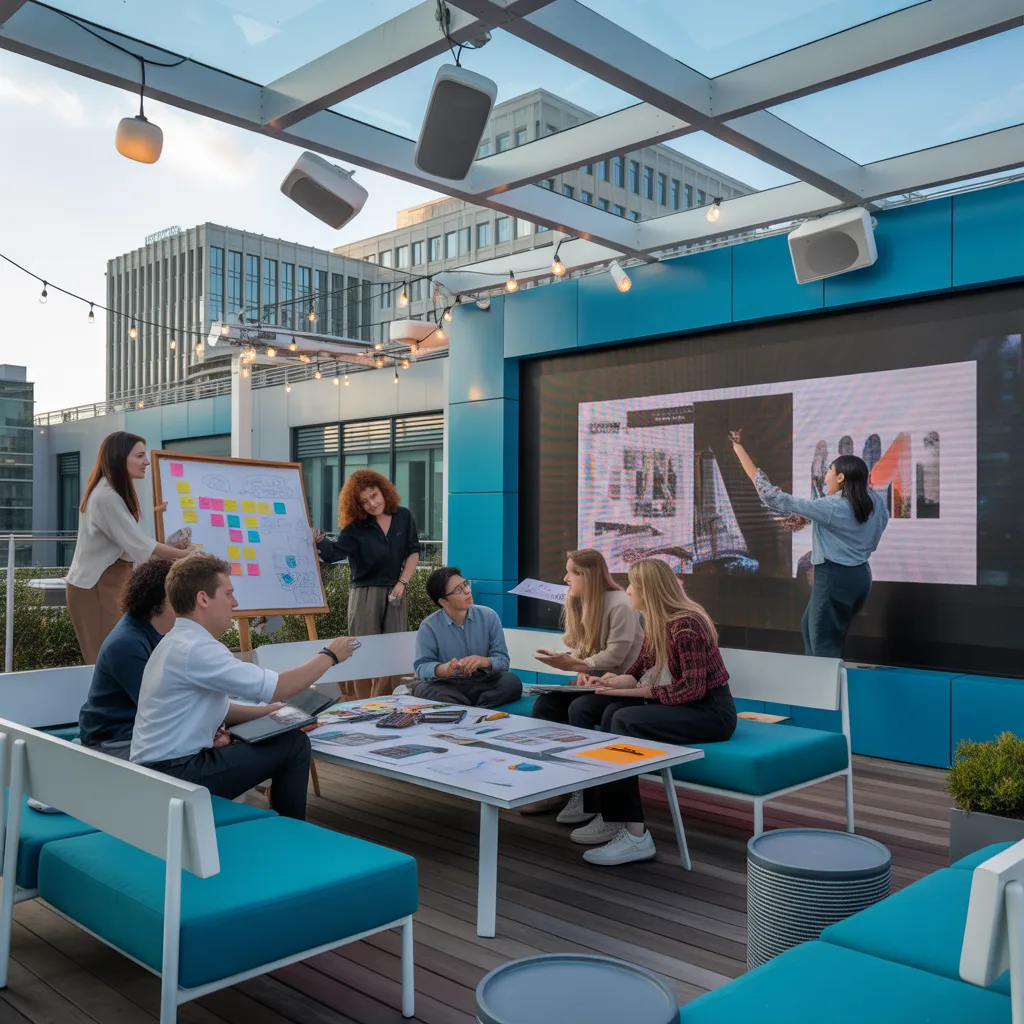 outdoor workspace tech