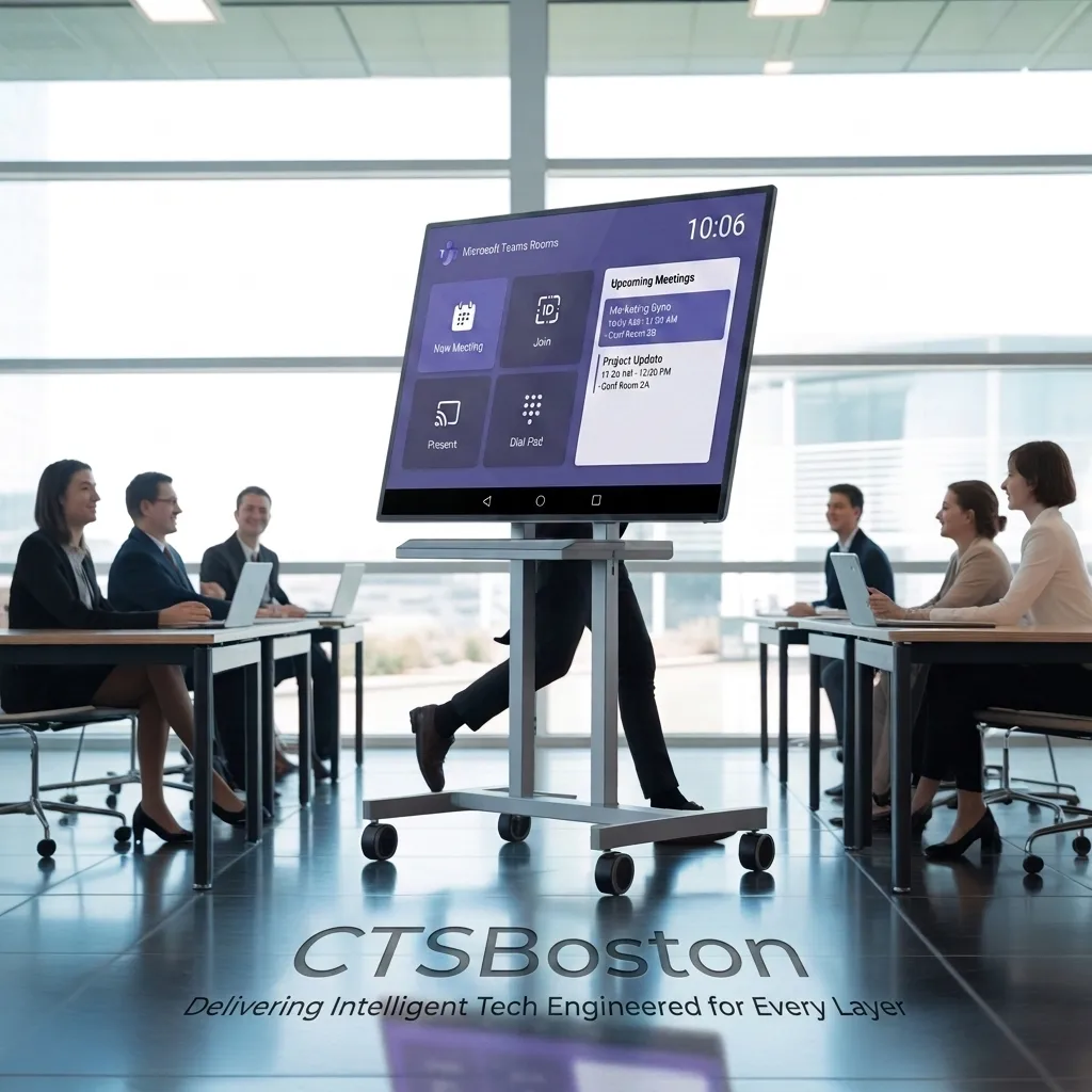rolling interactive displays av installation