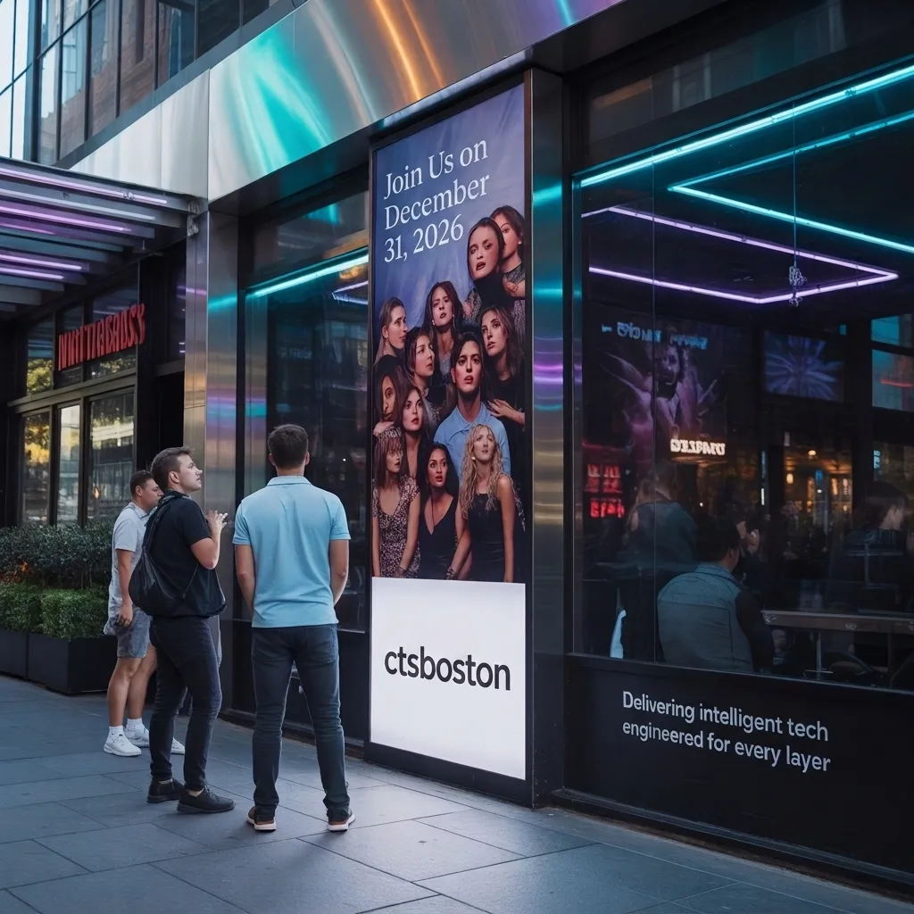 storefront video displays