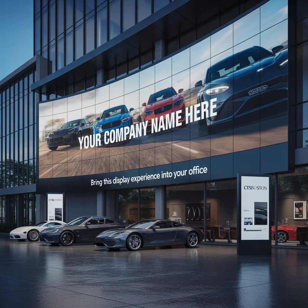 window facing digital signage
