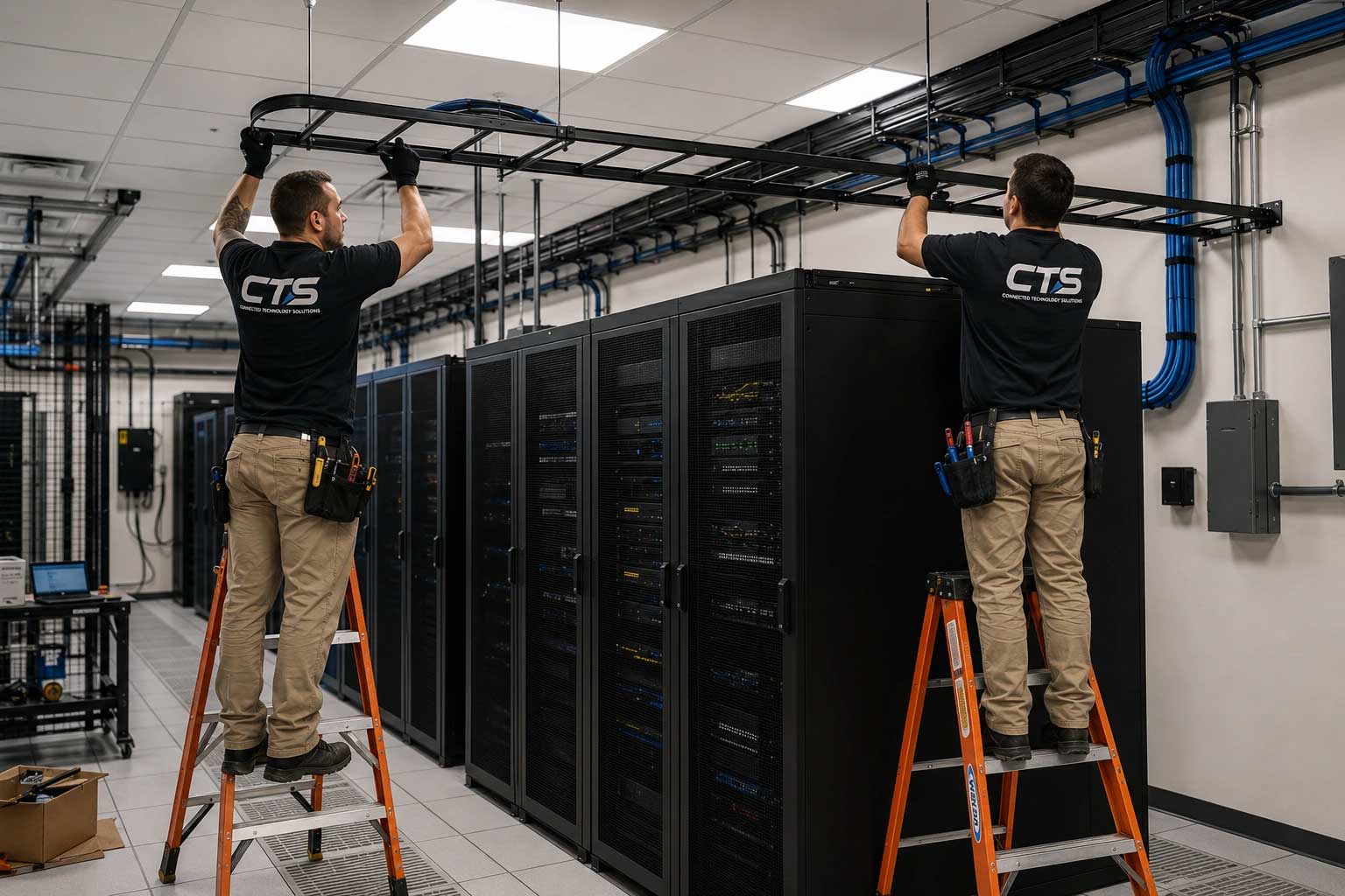 Overhead Basket Tray installation