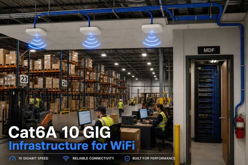 cat6a wifi install