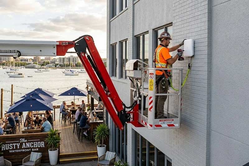 exterior network cabling