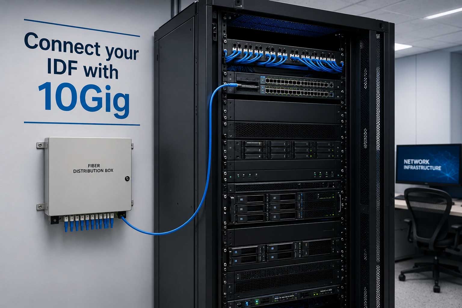 fiber optic cable installation