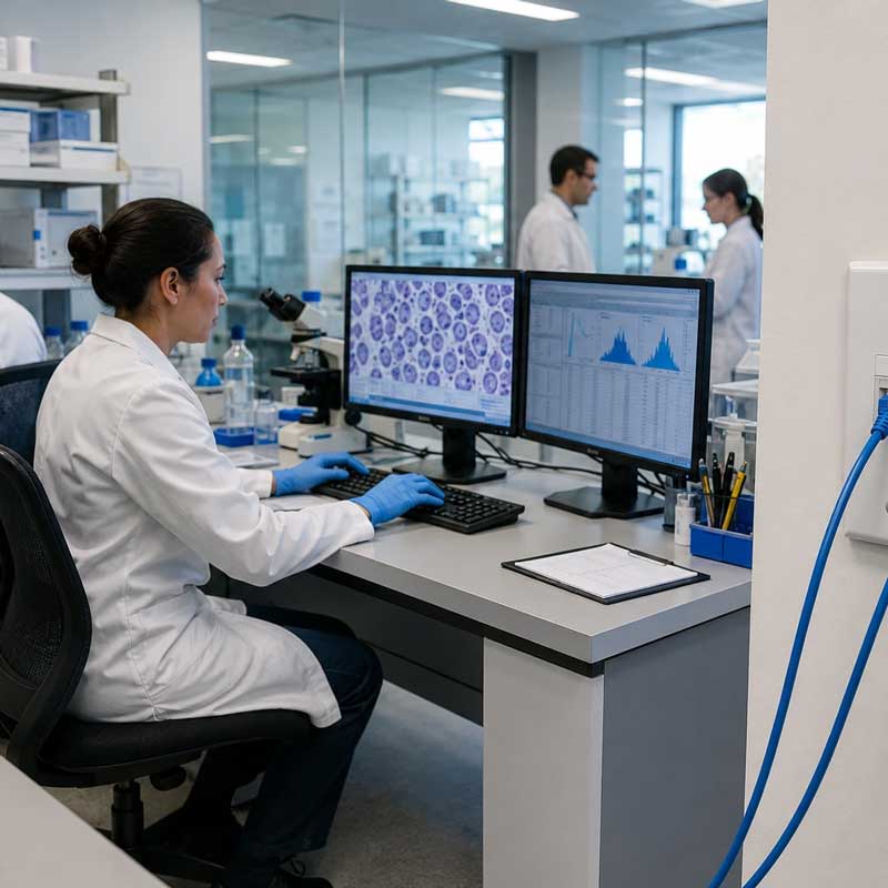 lab network cabling
