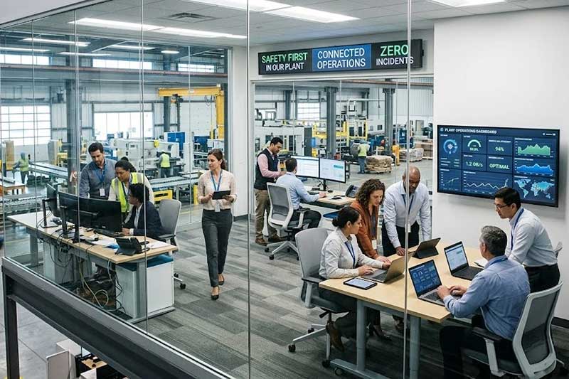 manufacturing floor wifi installation